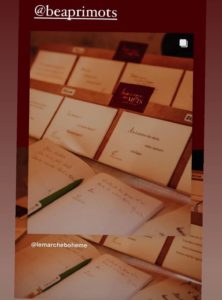 Lumière des Mots au Marché Bohème - mars 2023